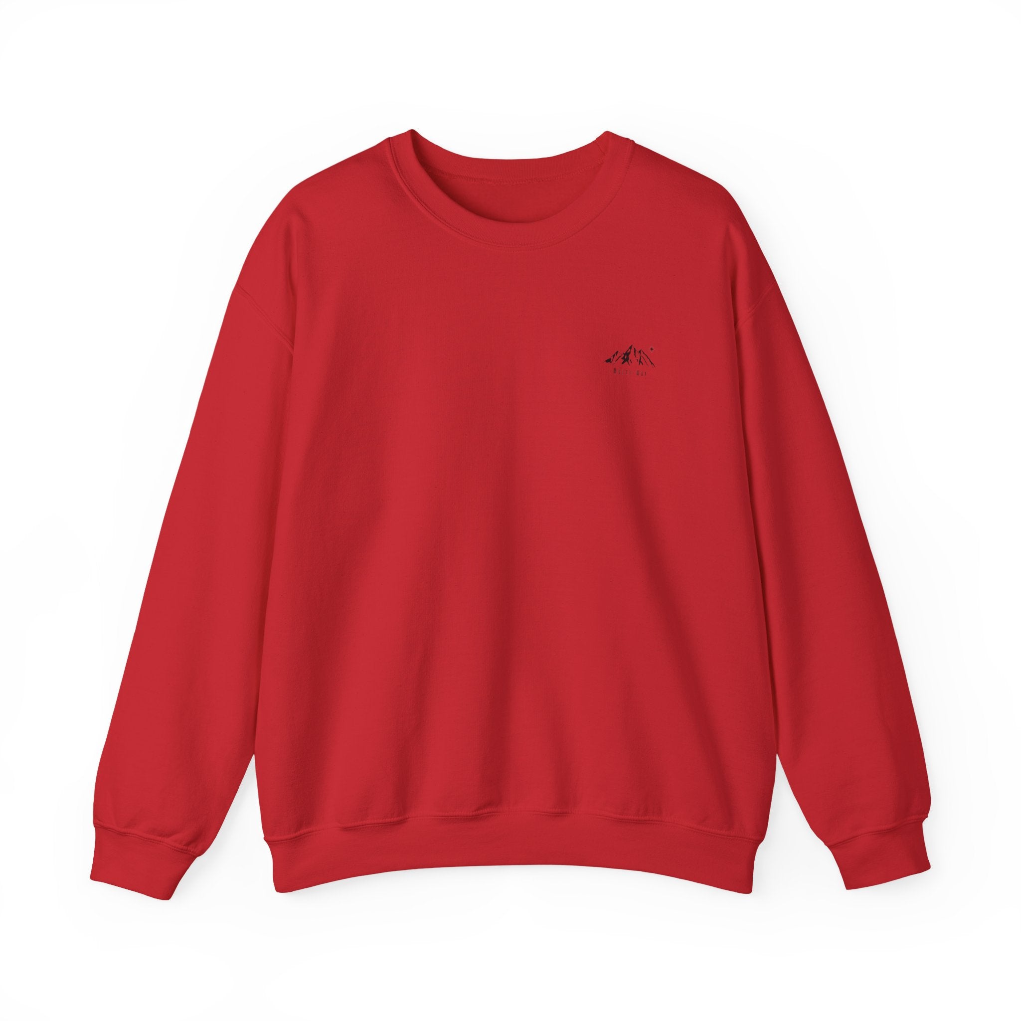Minimal Mountain Crewneck Sweatshirt - Tiny Mountain Graphic