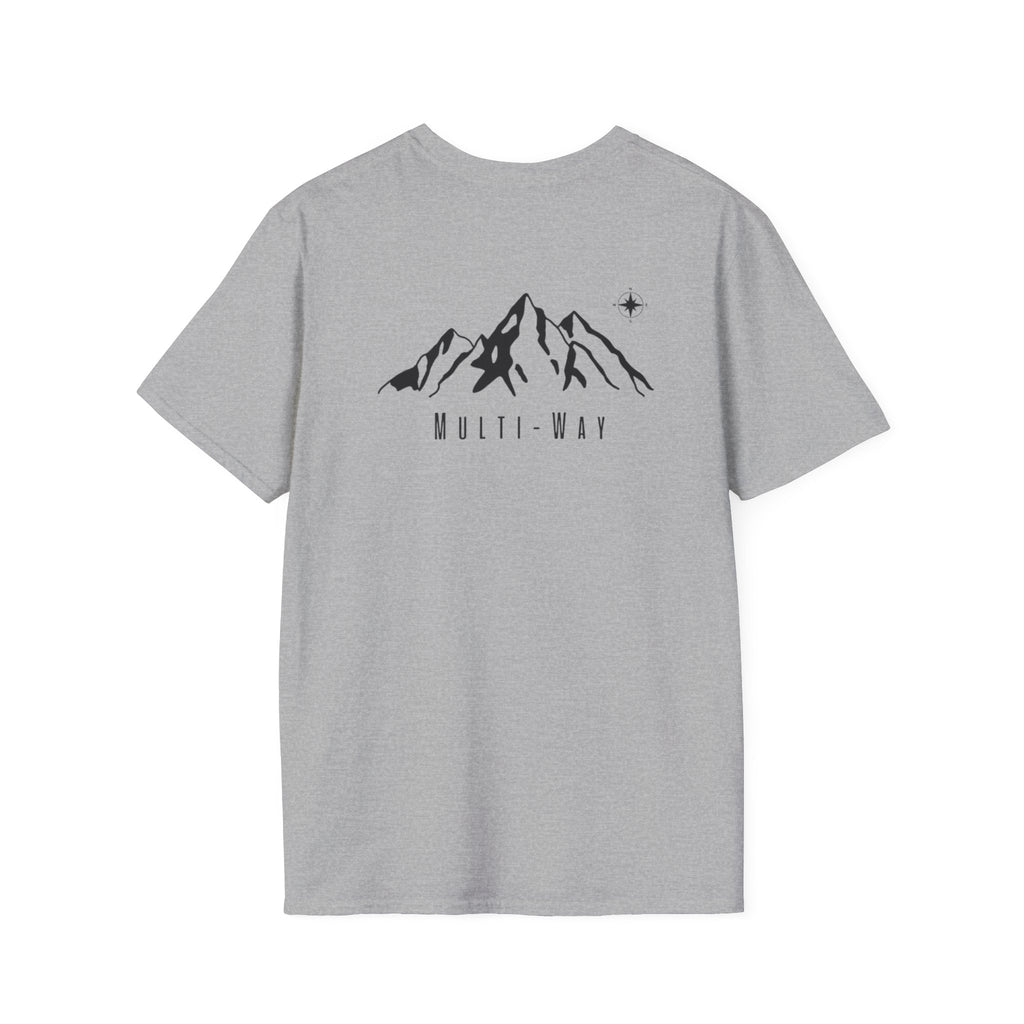 Mountain Graphic T‑Shirt — Minimalist 'Multi‑Way' Outdoor Tee