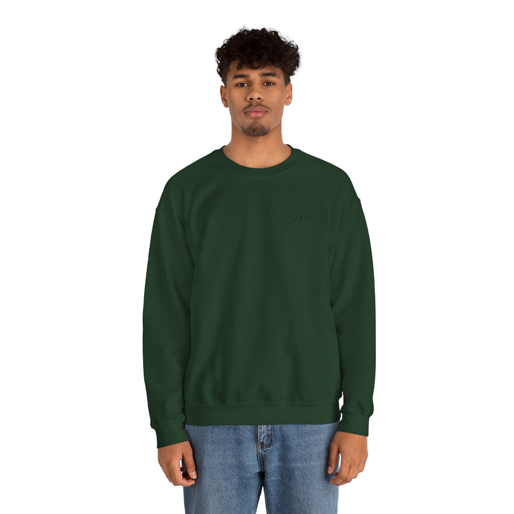 Minimal Mountain Crewneck Sweatshirt - Tiny Mountain Graphic